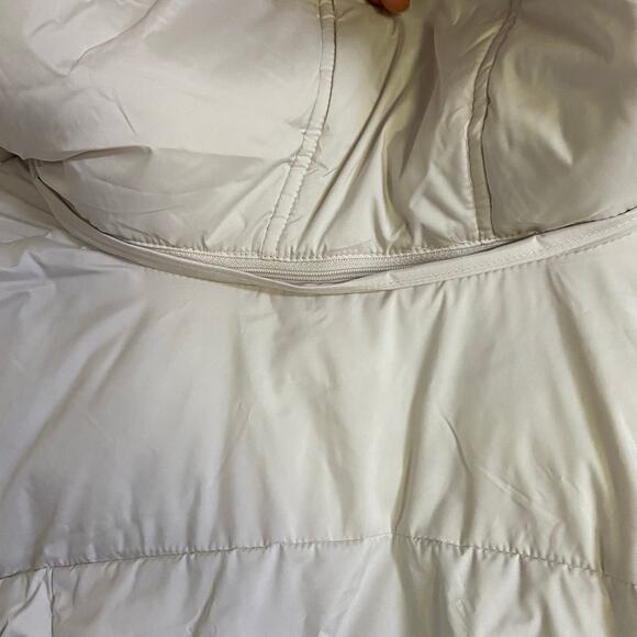 Arizona Heavyweight Womens Juniors Puffer Jacket in White Sand, Sz XL -- NWT - Picture 10 of 11